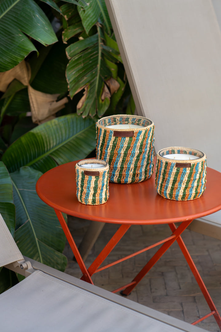 Candle Raphia Bahia Medium