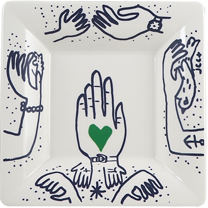 Candy Hands Tray Large- L'Archipel Sentimental