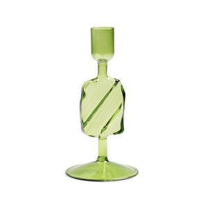 Candle Holder Puddle Green
