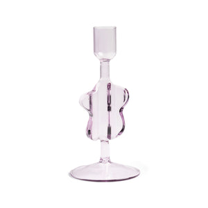 Candle Holder Puddle Lilac
