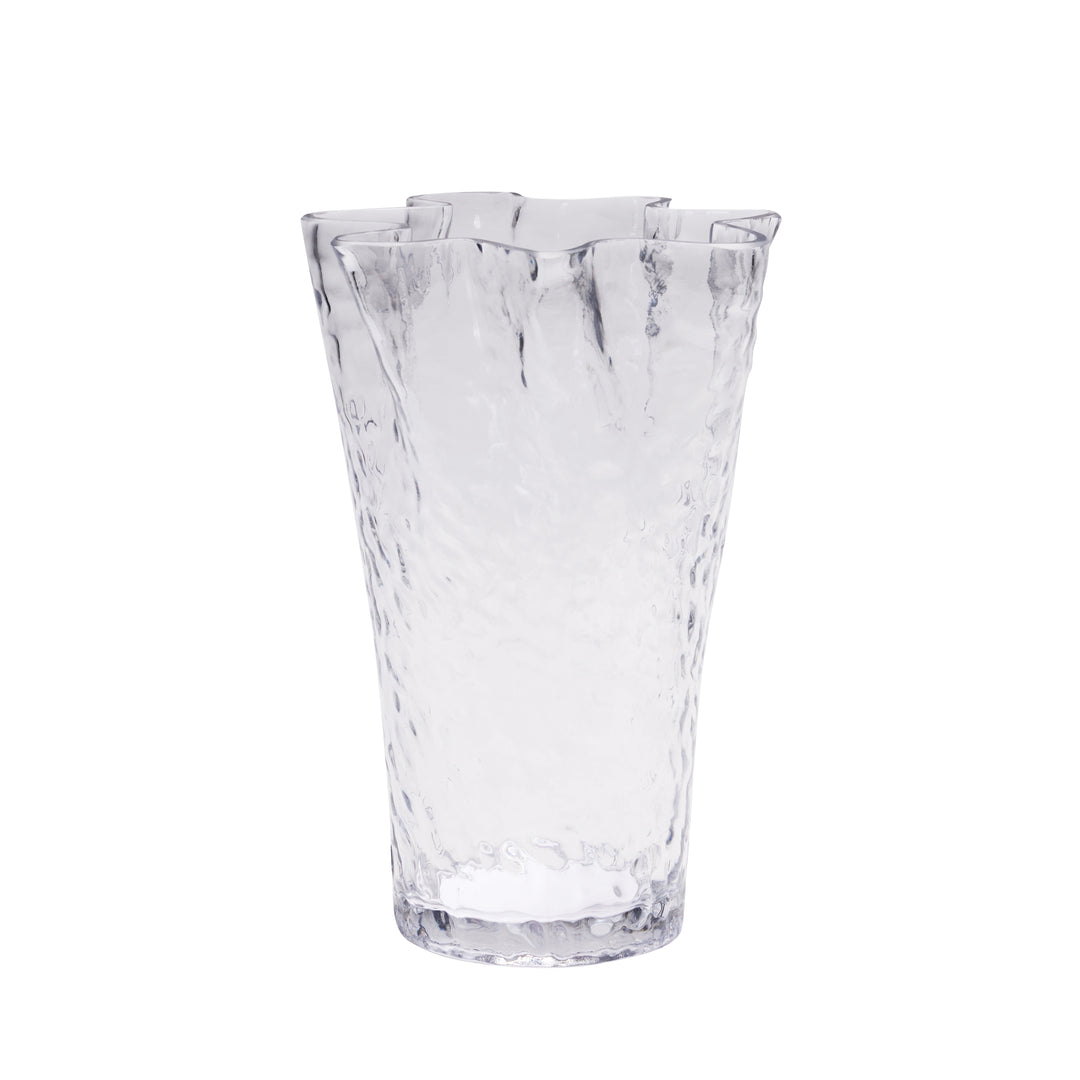 Ruffle Vase Clear