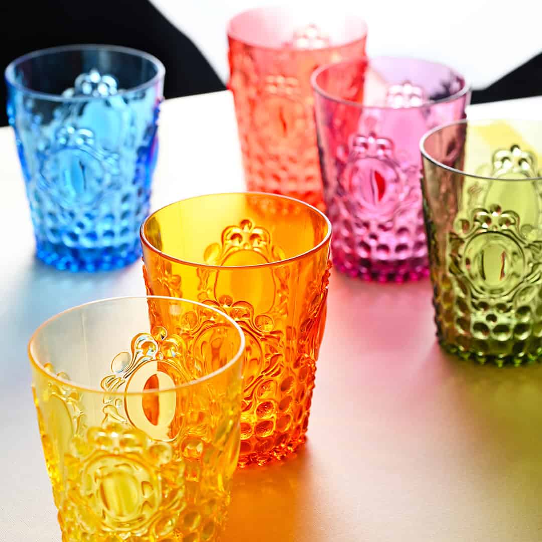 Baroque & Rock Water Glasses - Set of 6