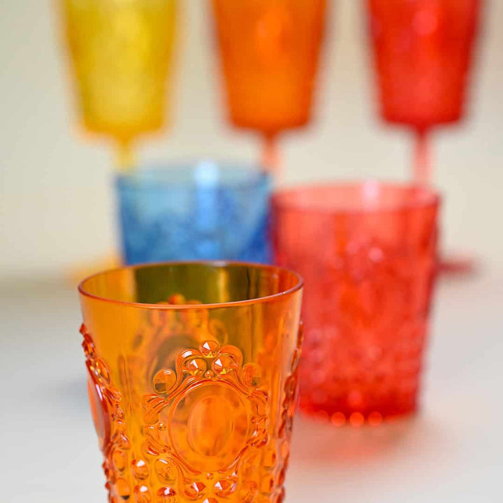 Baroque & Rock Water Glasses - Set of 6