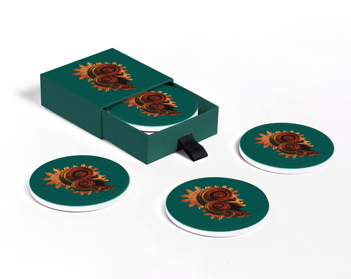 Muse Ceramic Coasters - Set of 4