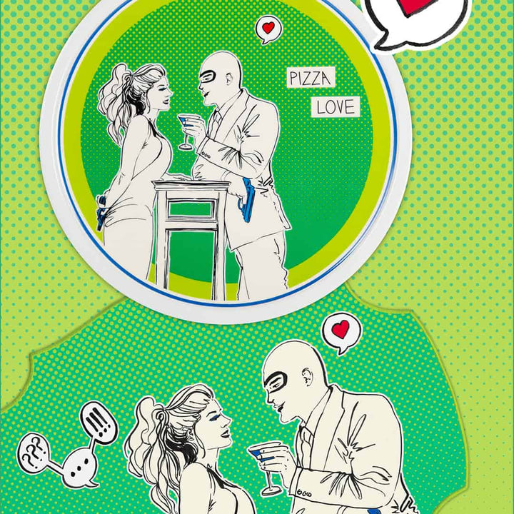 Gulp Pizza Plate Green