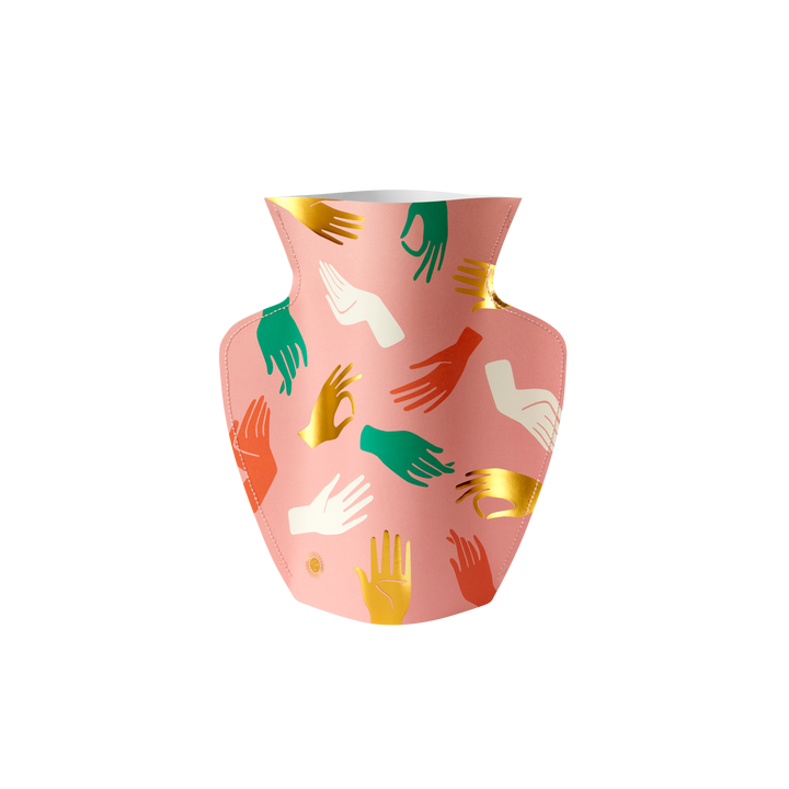 Paper Vase Hamsa