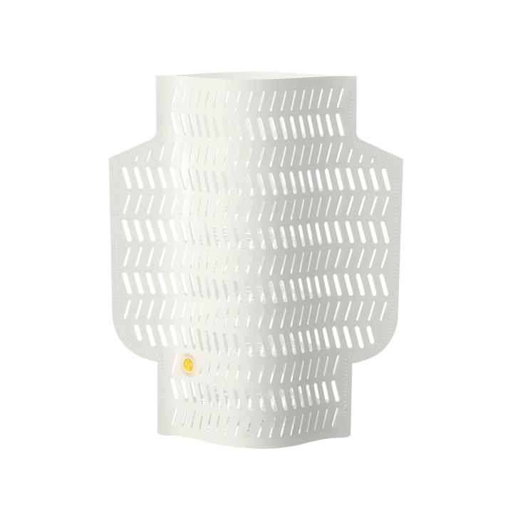 Paper Vase Coral (Perforated)