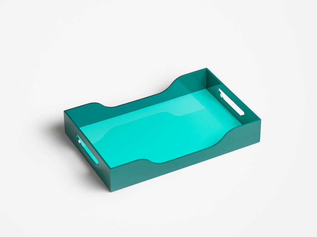 Swell Lacquered Tray L