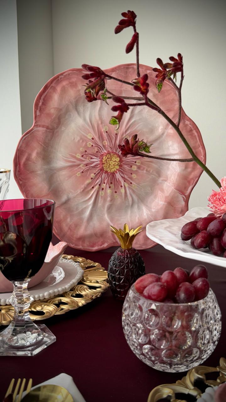 Round Serving Plate Botanica