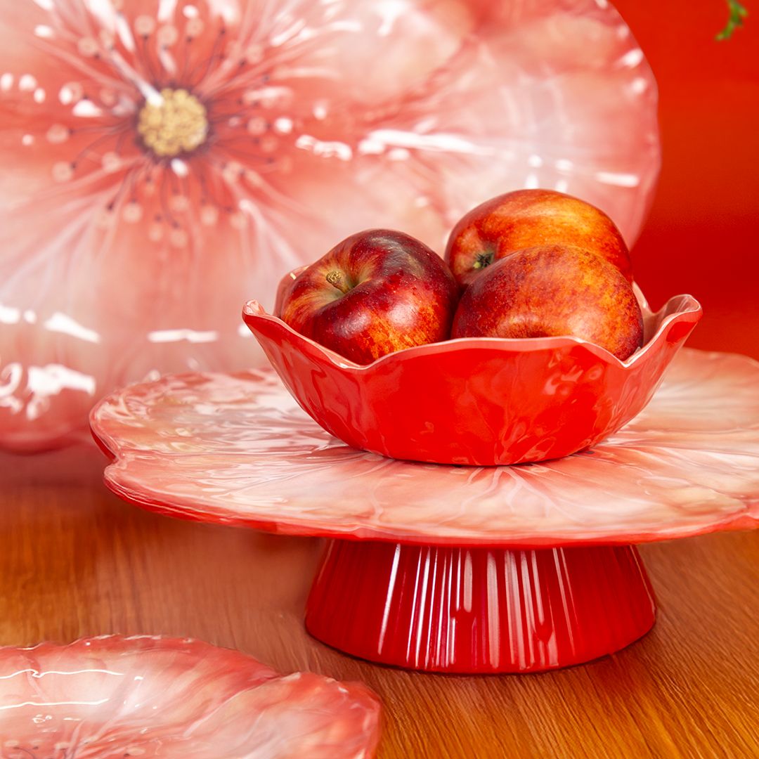 Cake Stand Botanica Coral