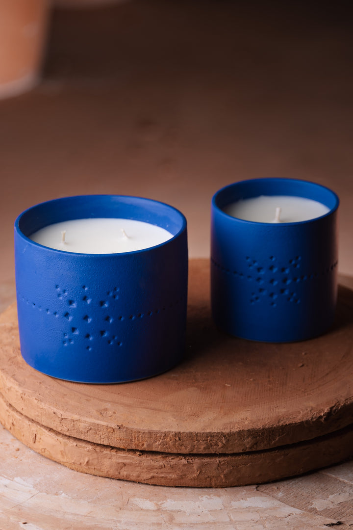 Candle Izza Blue Small